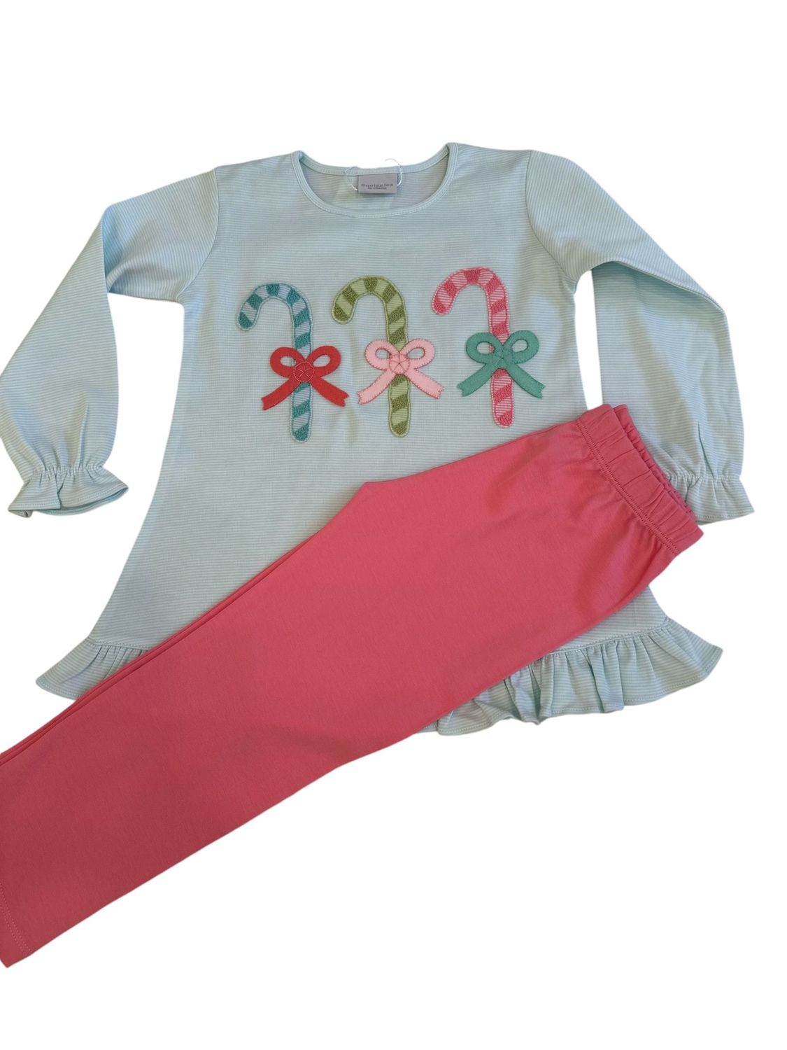 Pastel Candy Canes Set w/ Leggings