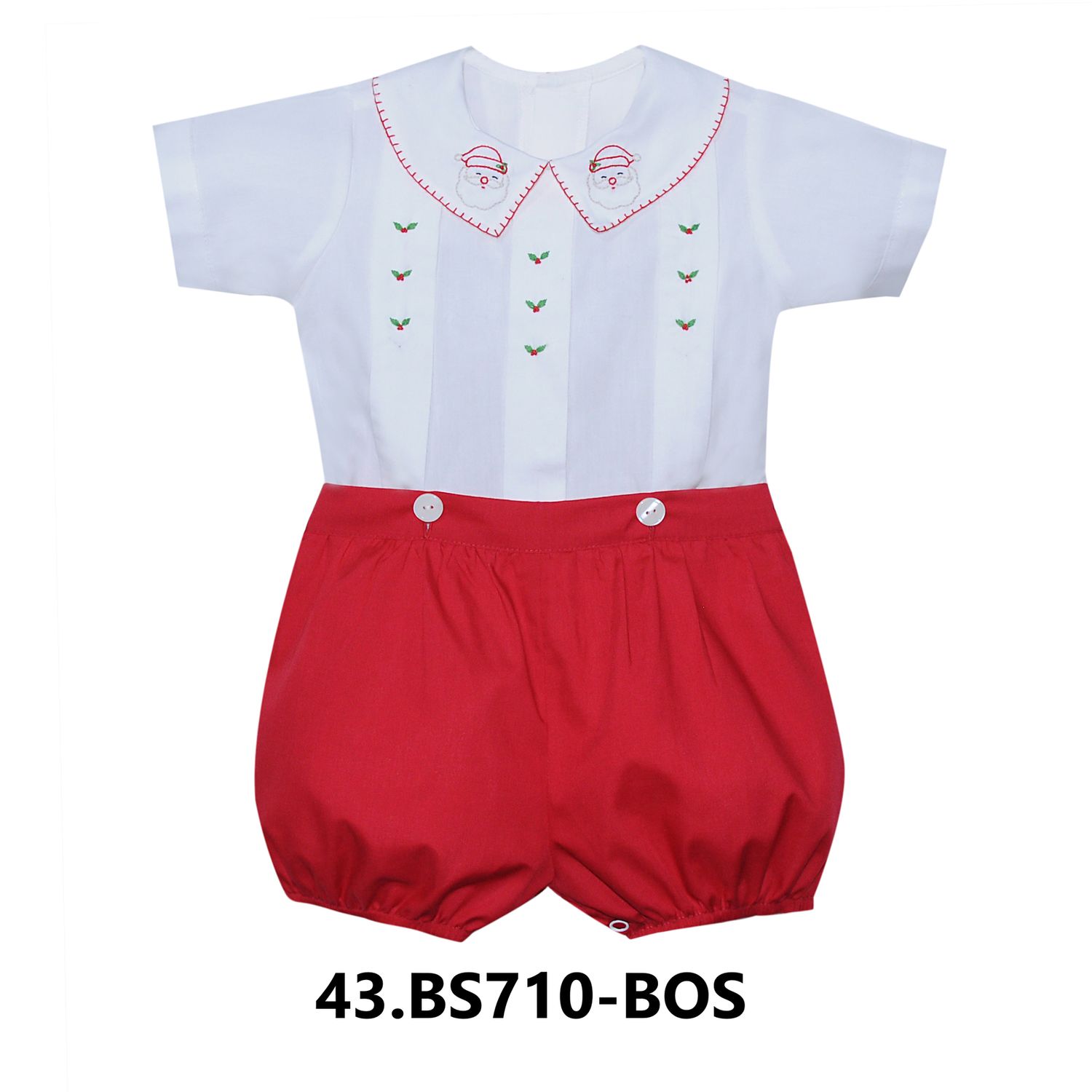 Red Kay Boy Button On Suit