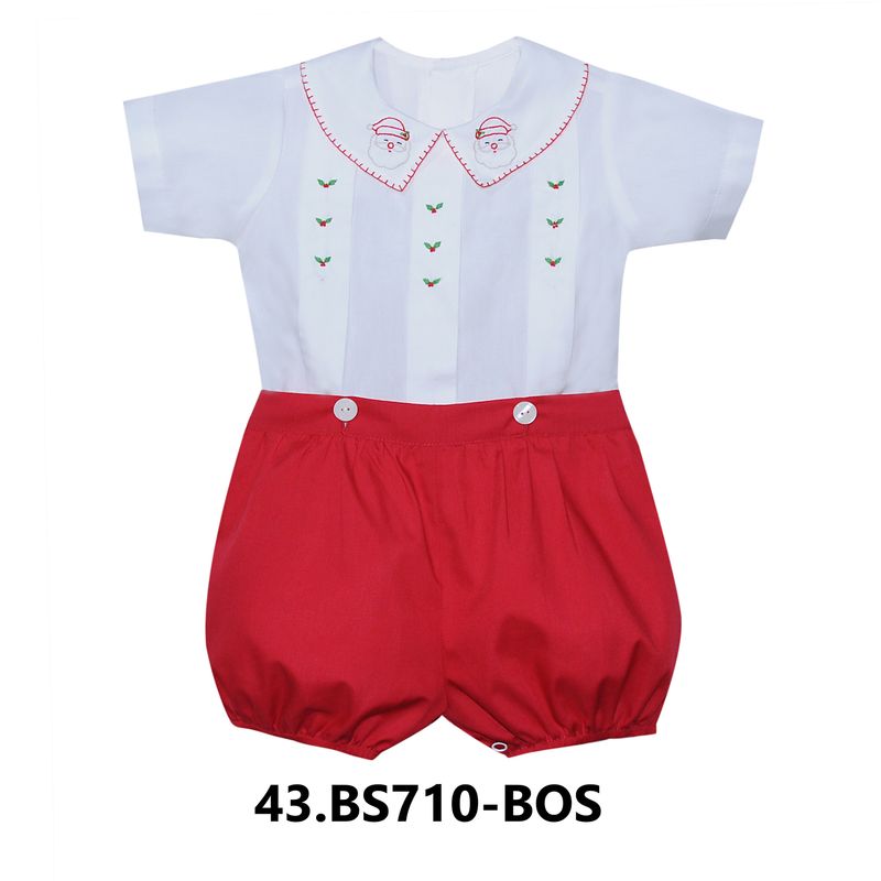 Red Kay Boy Button On Suit