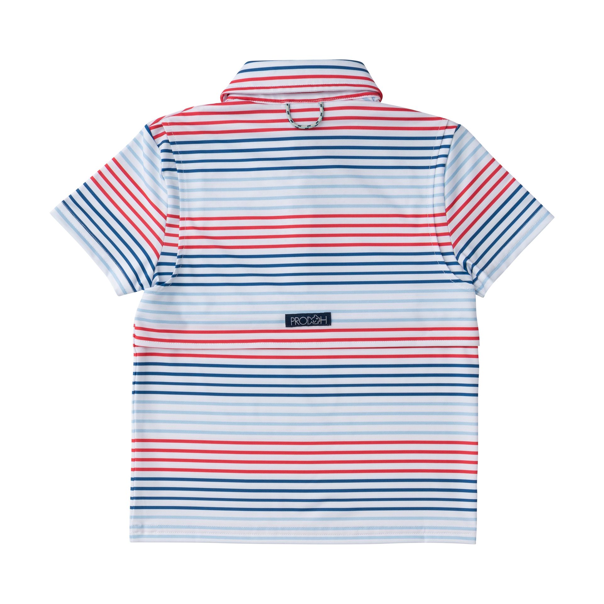 Pro Performance Polo - Americana Stripe