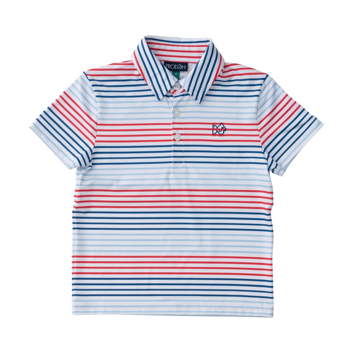 Pro Performance Polo - Americana Stripe
