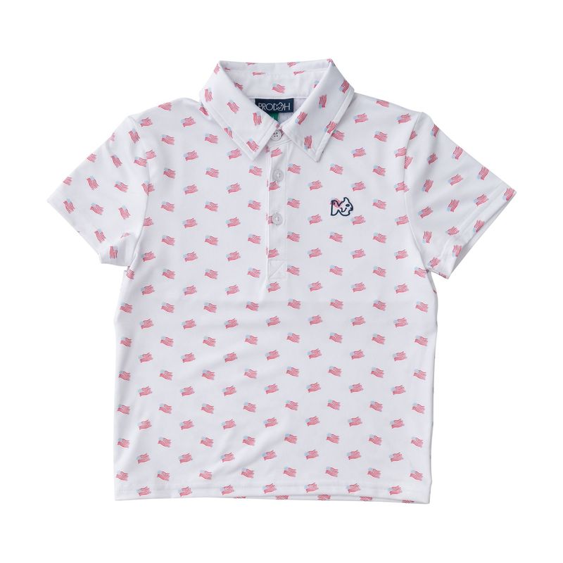 Pro Performance Polo - American Flag Pro Performance Polo - American Flag