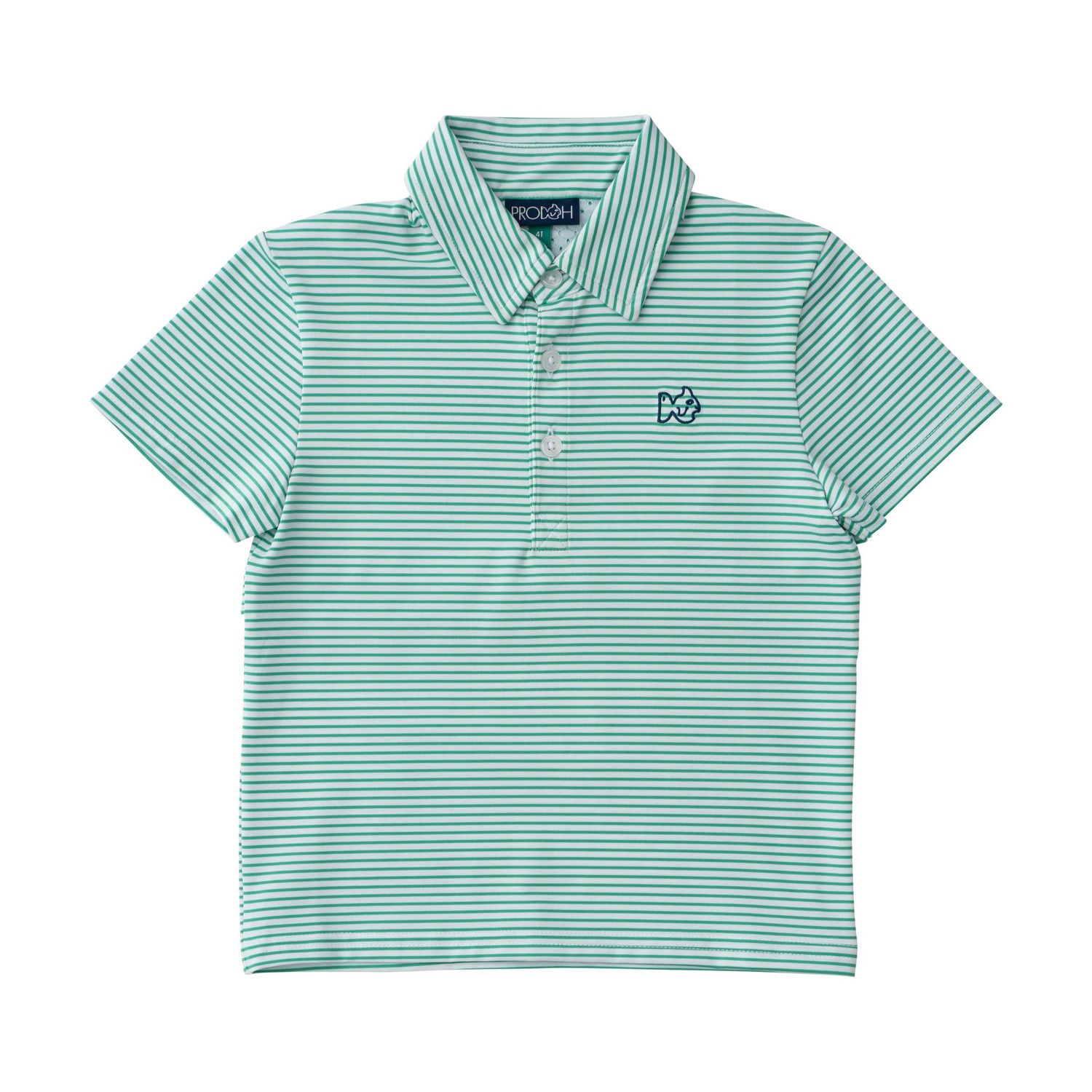 Pro Performance Polo - Simply Green Stripe