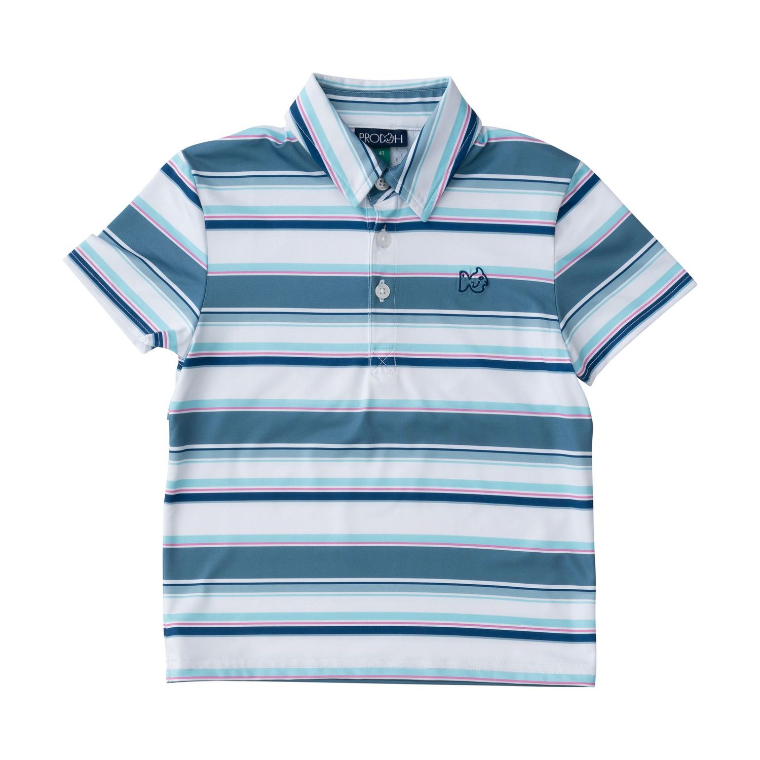 Pro Performance Polo - Provincial Blue Multi Stripe