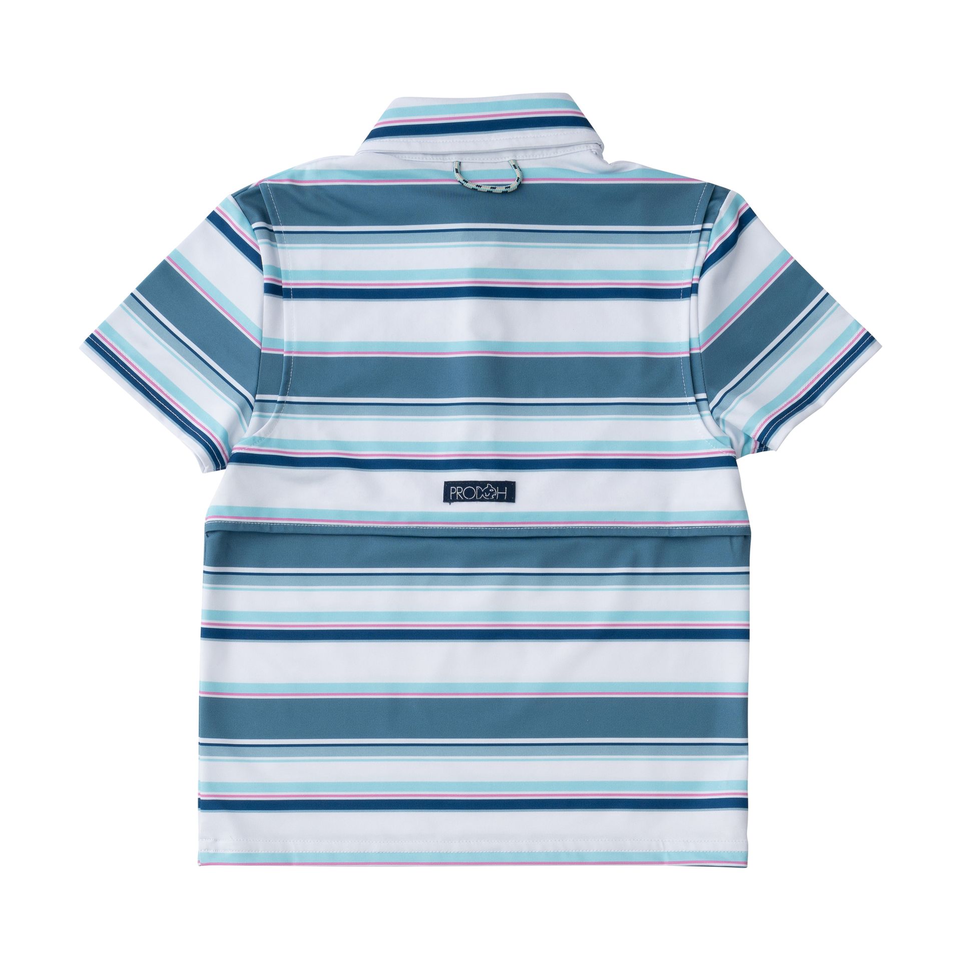 Pro Performance Polo - Provincial Blue Multi Stripe
