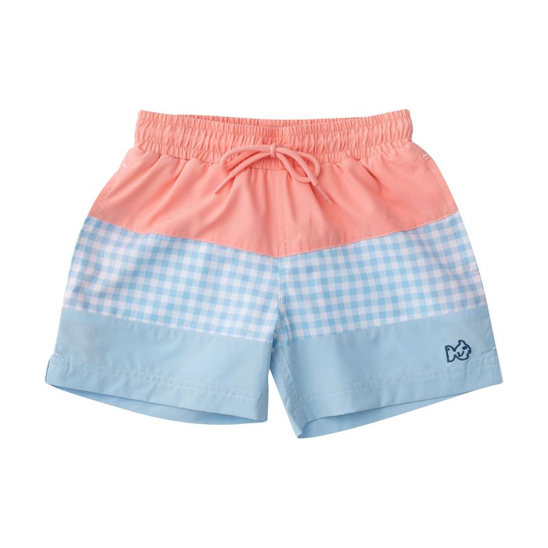 Boogie Board Swim Shorts - Flamingo Pink Colorblock