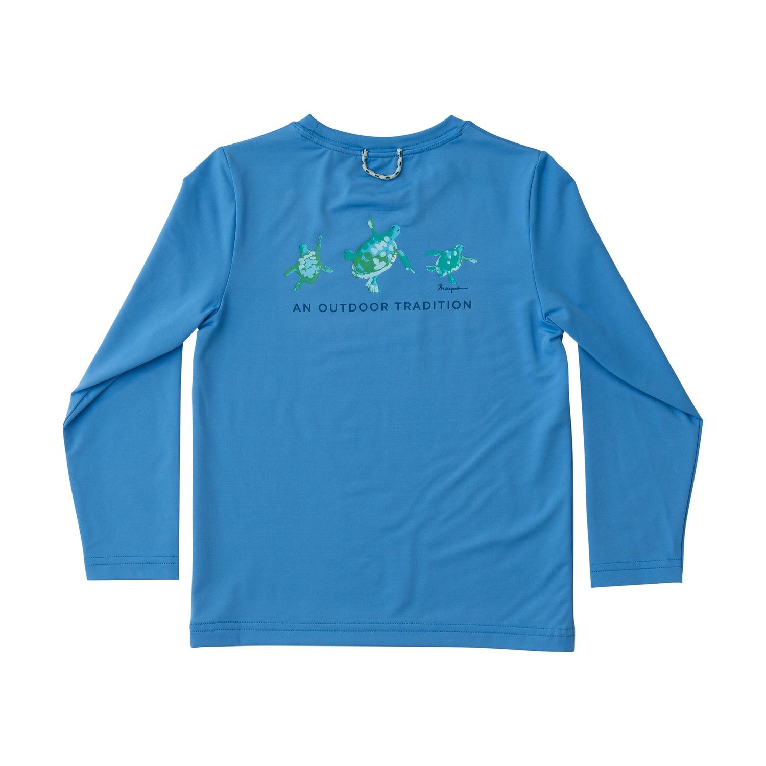 Pro Performance L/S Fishing T-shirt - Marina Blue