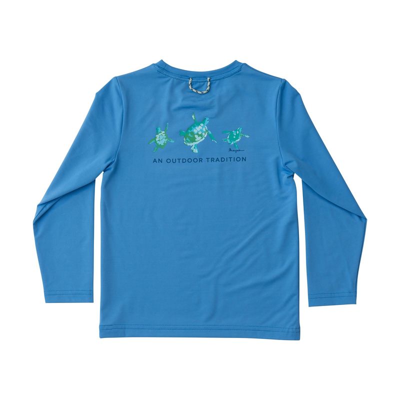 Pro Performance L/S Fishing T-shirt - Marina Blue Pro Performance L/S Fishing T-shirt - Marina Blue