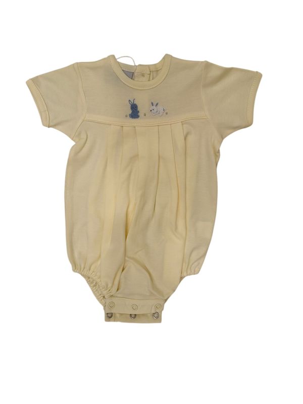 Blue Baby Bunnies Pleated Bubble