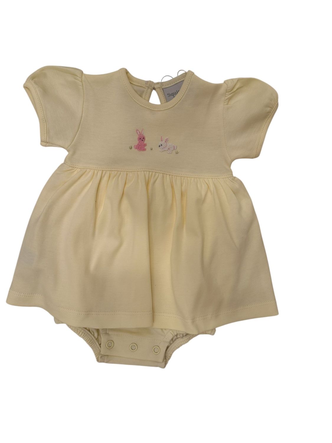 Pink Baby Bunnies Apron From Romper