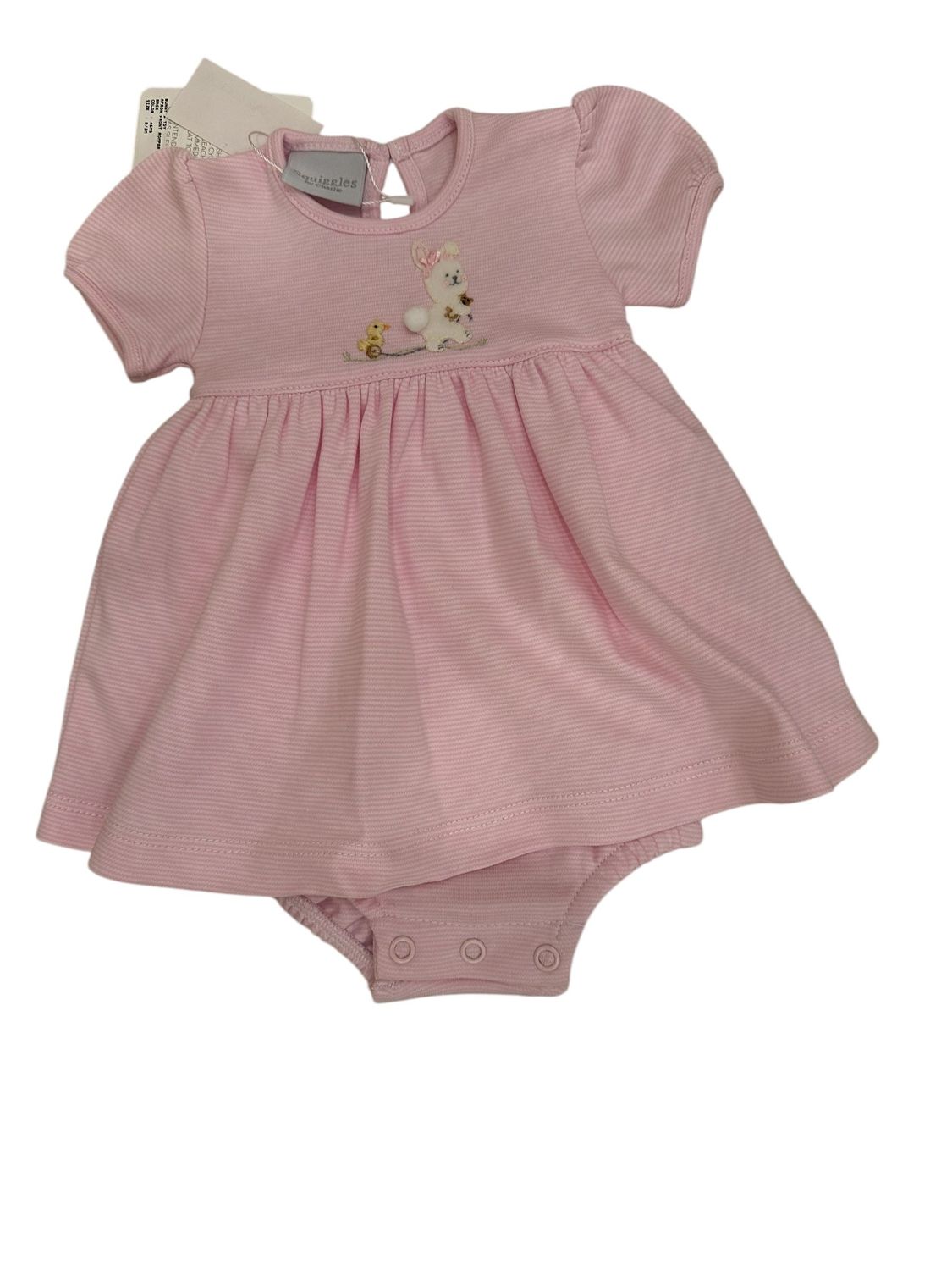 Bunny's Toy Apron Front Romper