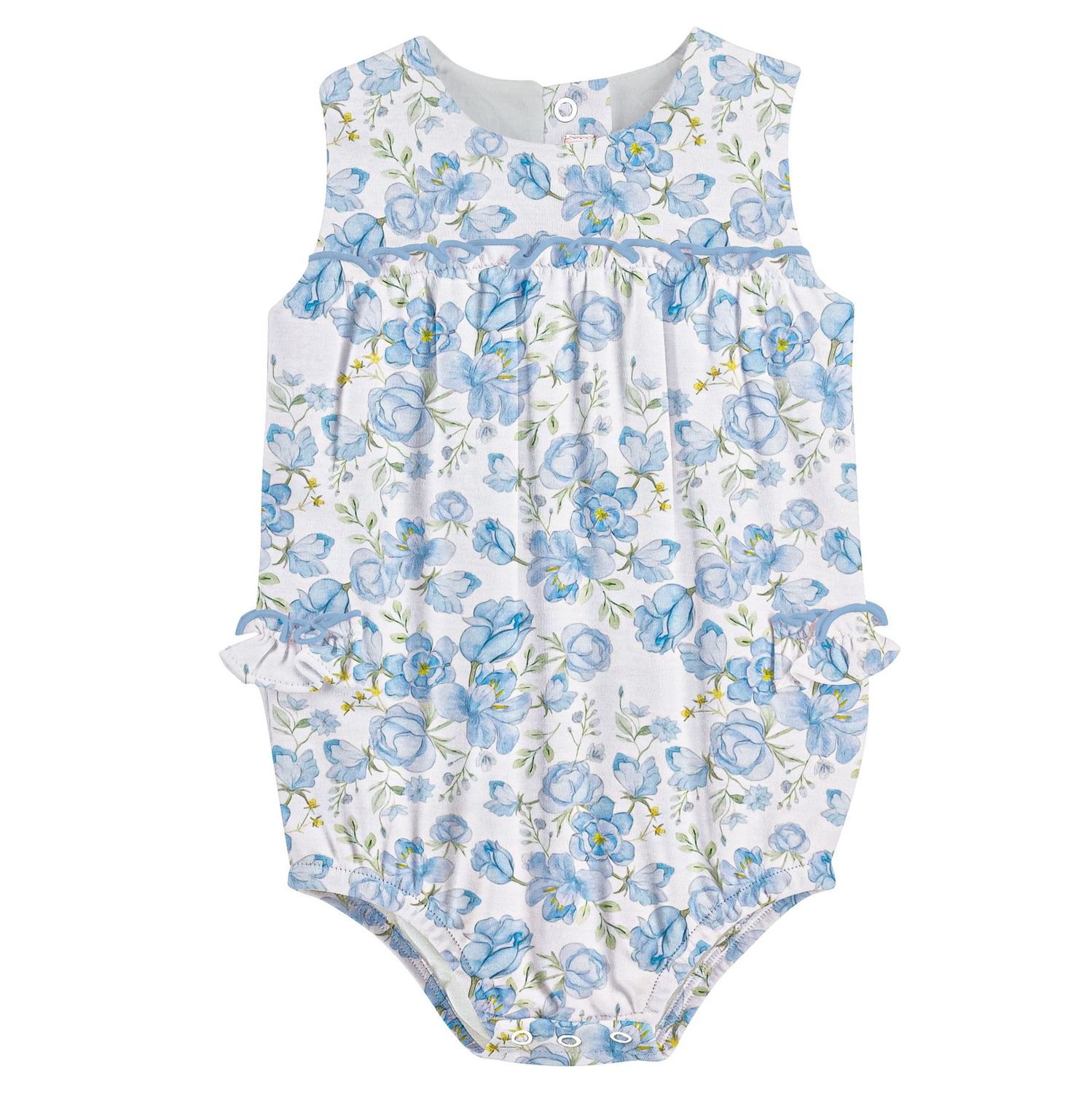 Spring in Blue Printed Bubble