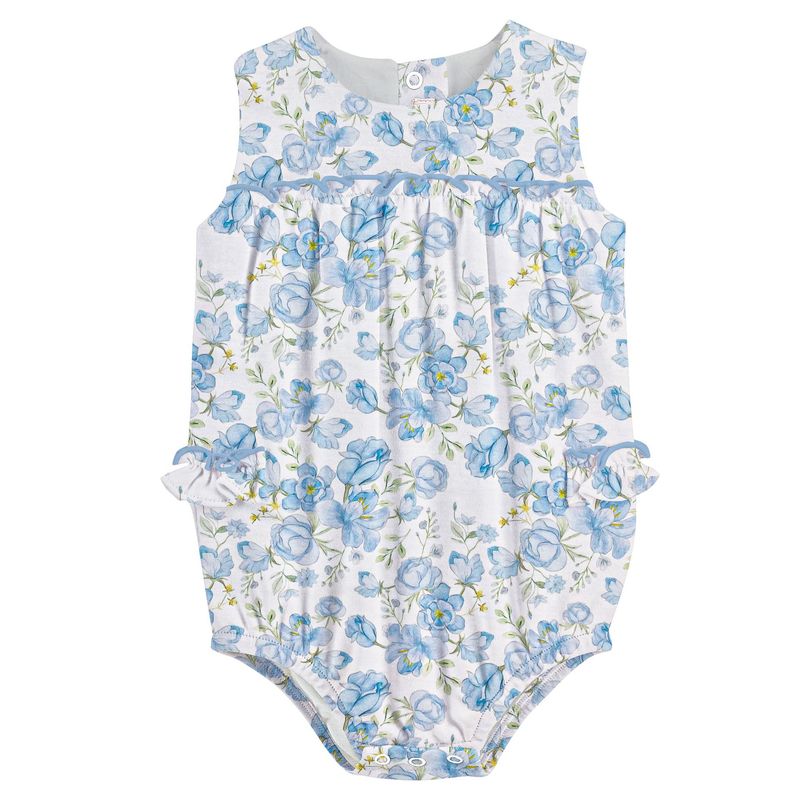 Spring in Blue Printed Bubble