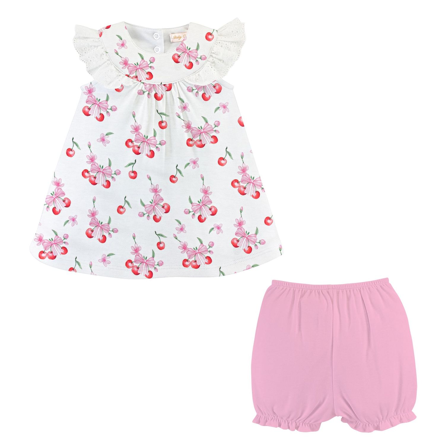 Cherry Pop Printed Short Set
