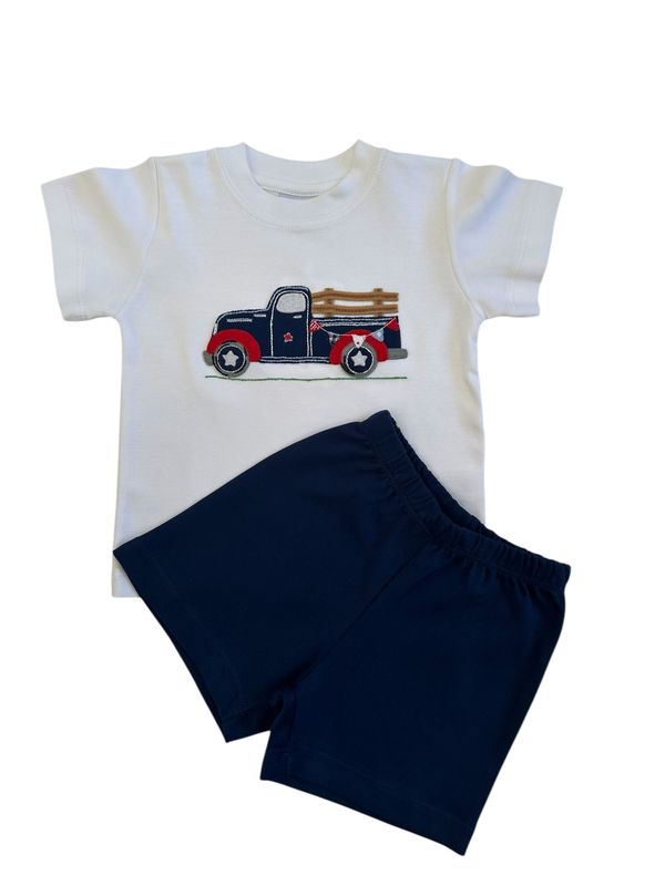 Olde Blue Short Set