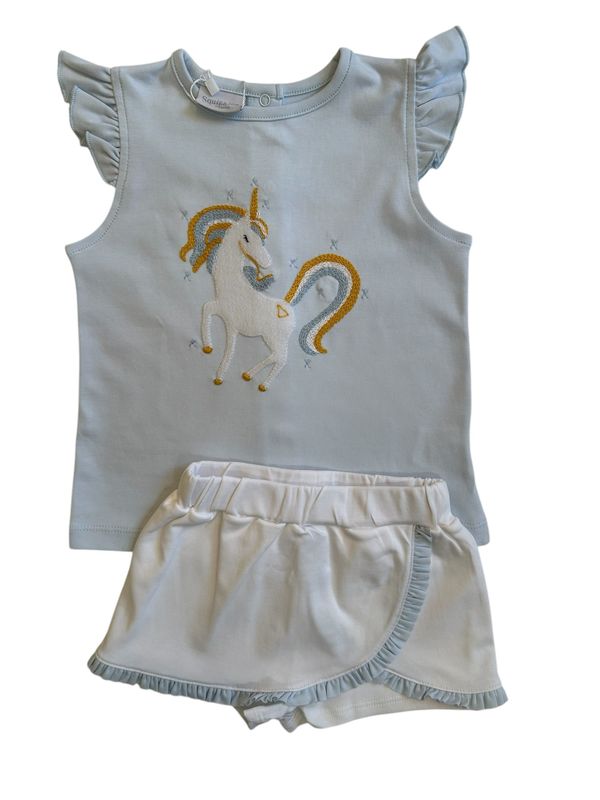 Guilded Unicorn Skort Set