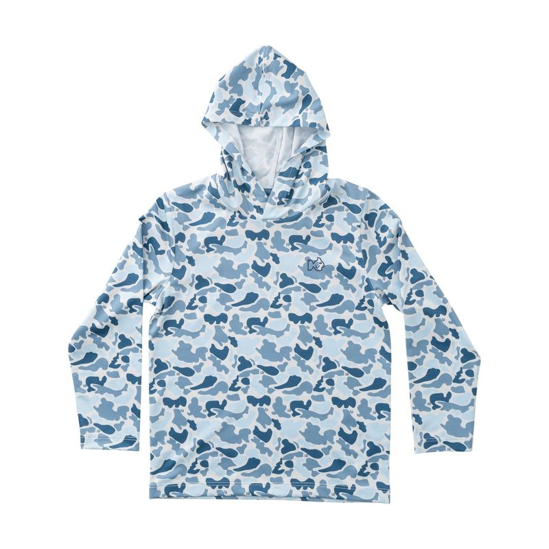 Pro Performance Hoodie - Blue Break Point Camo
