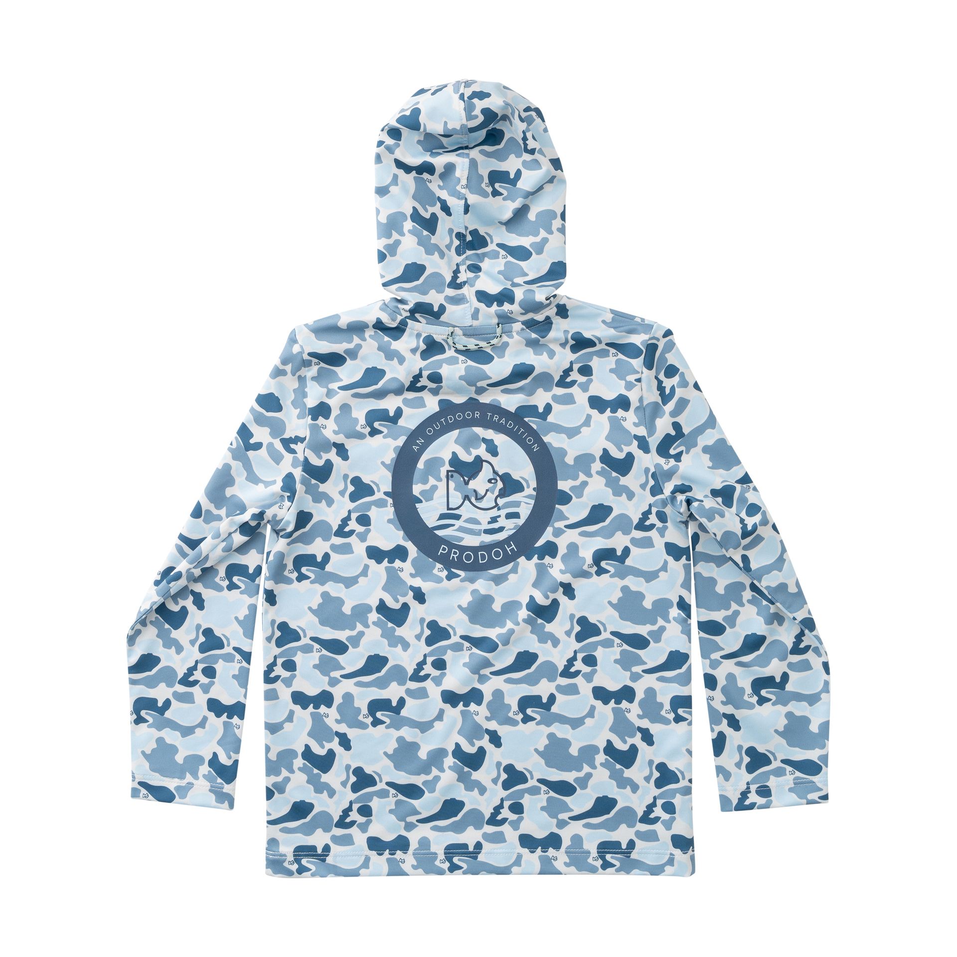 Pro Performance Hoodie - Blue Break Point Camo