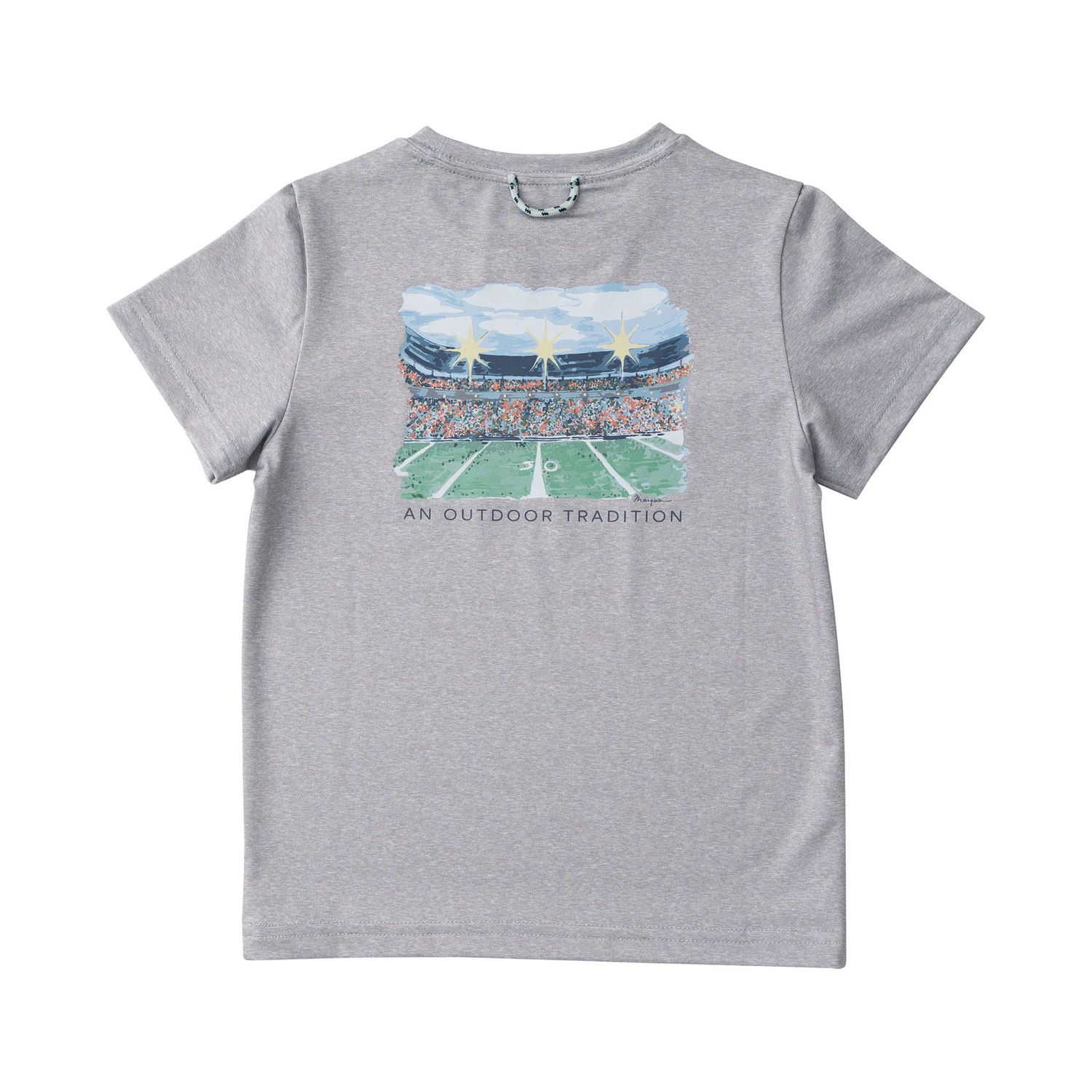 Pro Performance Stadium Tee - Heather Grey