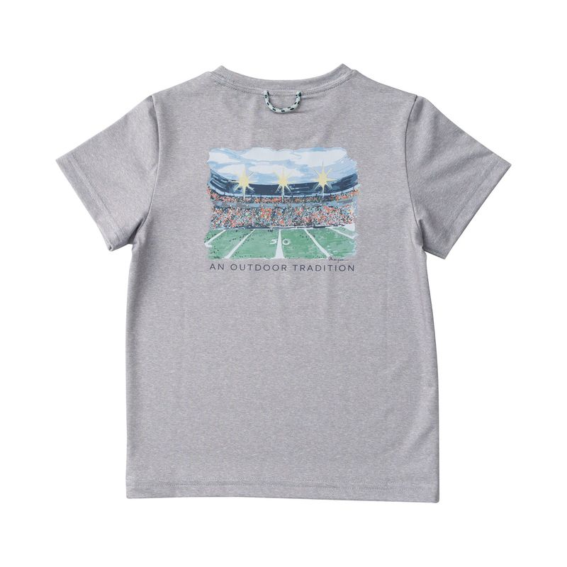 Pro Performance Stadium Tee - Heather Grey