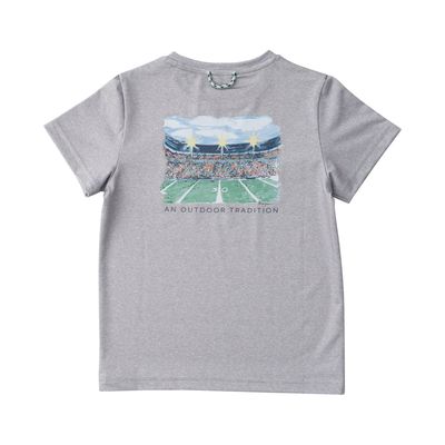 Pro Performance Stadium Tee - Heather Grey