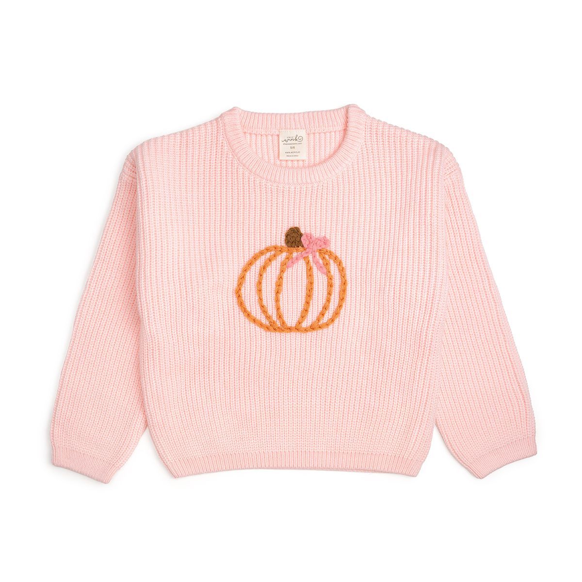 Coquette Pumpkin Kint Sweater