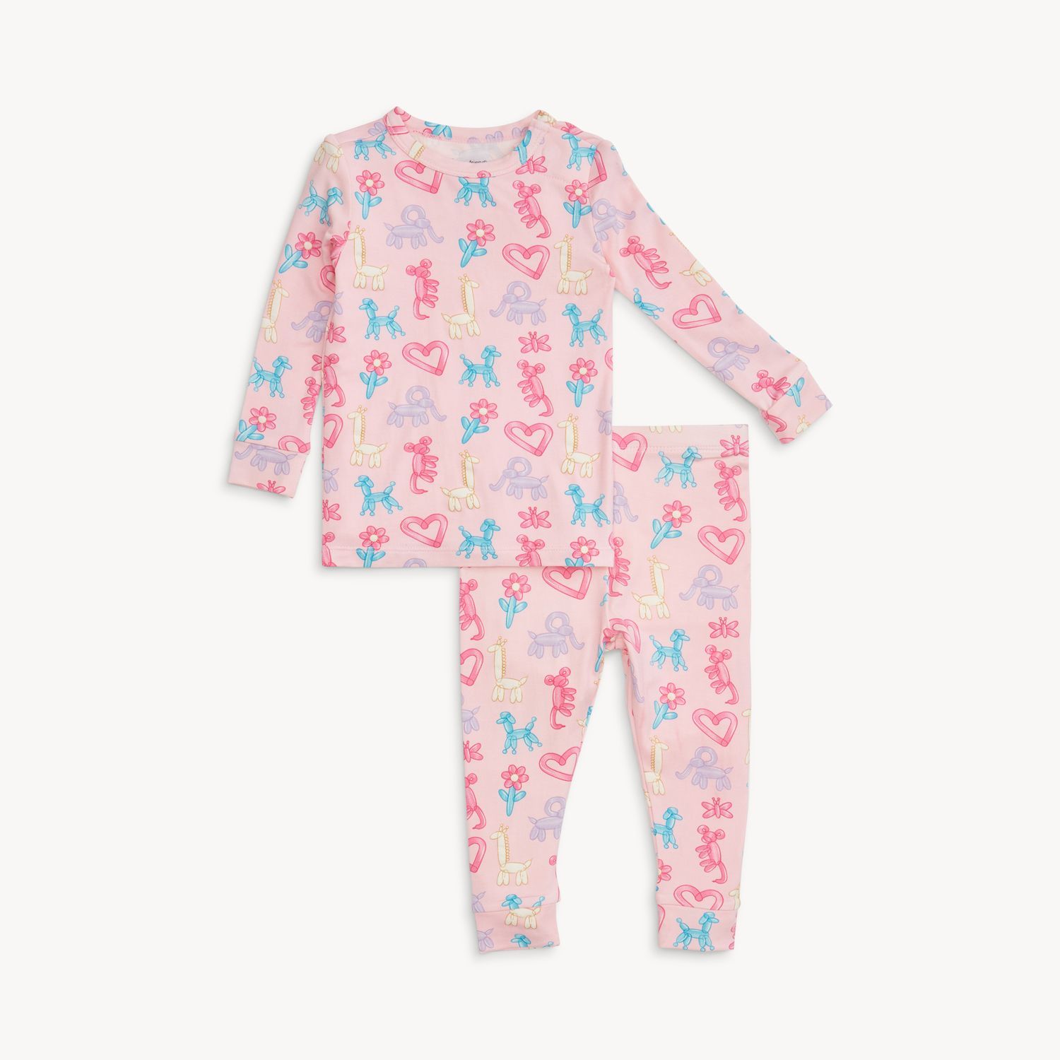 Party Animals Glow In The Dark Magnetic  GIrl Pajamas
