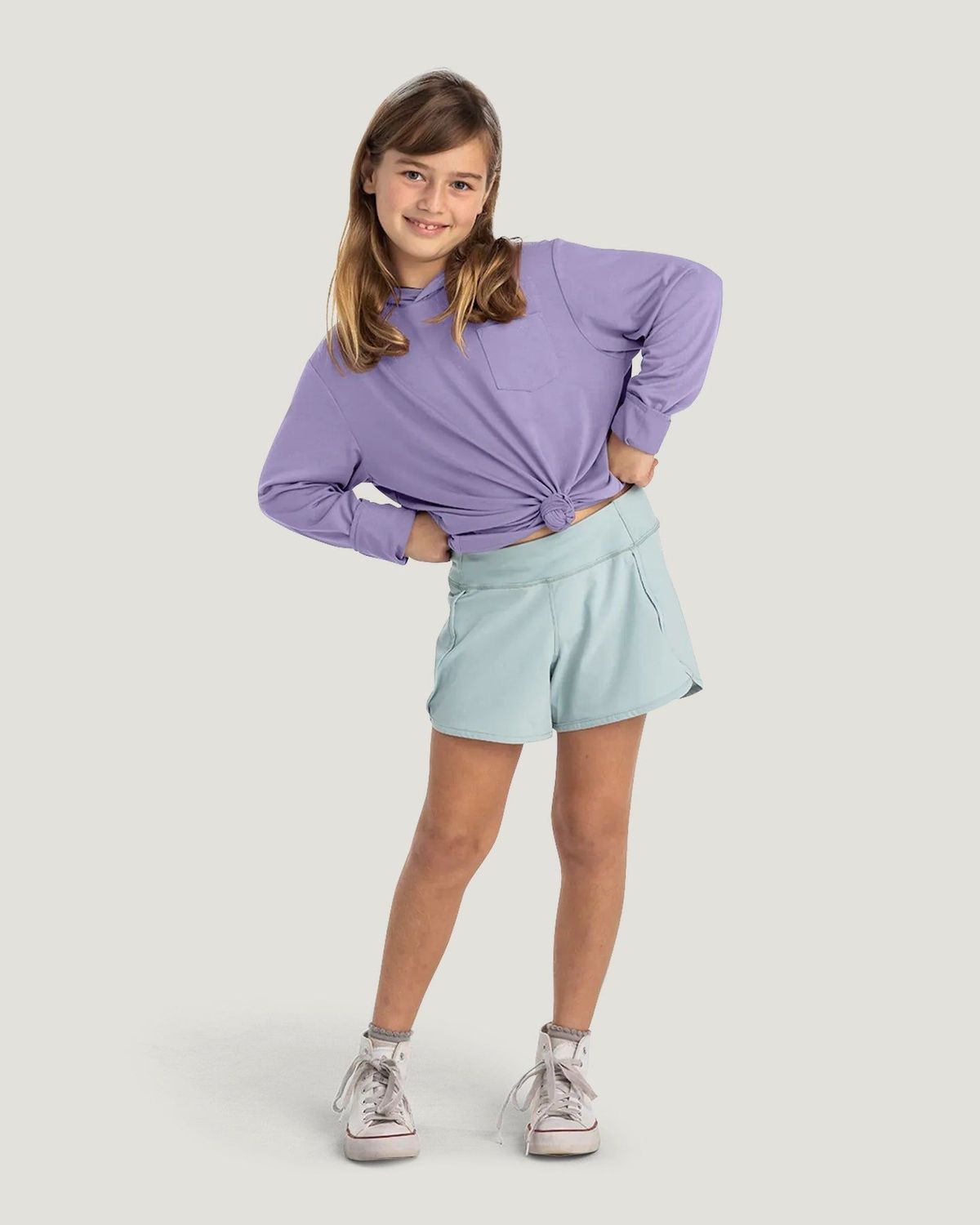 Bamboo Shade Hoodie - Bright Lavender