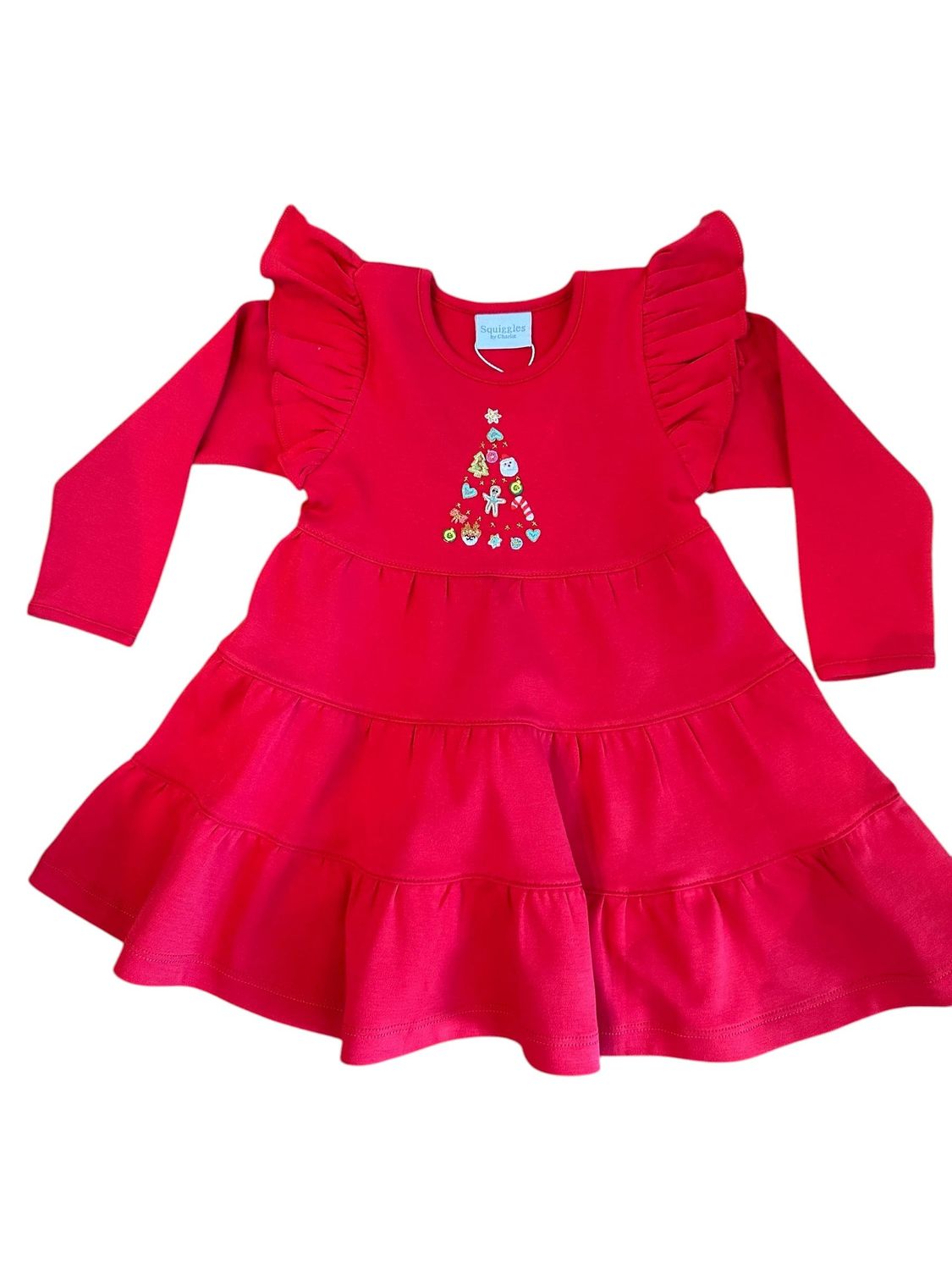 Holiday Charms Tiered Dress