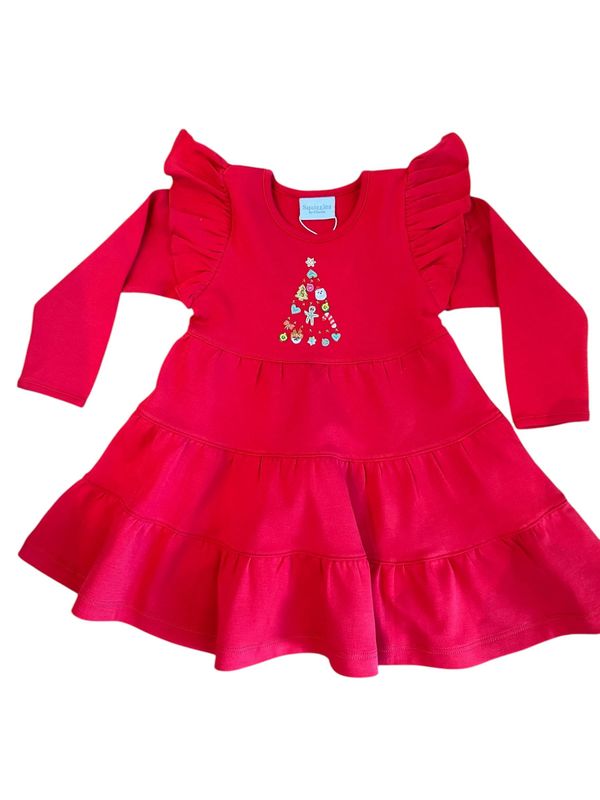 Holiday Charms Tiered Dress Holiday Charms Tiered Dress