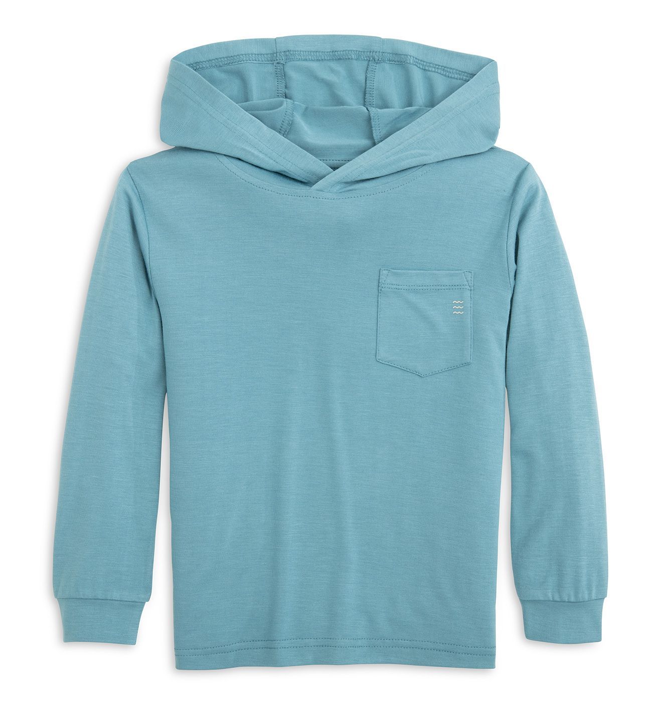 Boys Bamboo Shade Hoodie - Bluestone