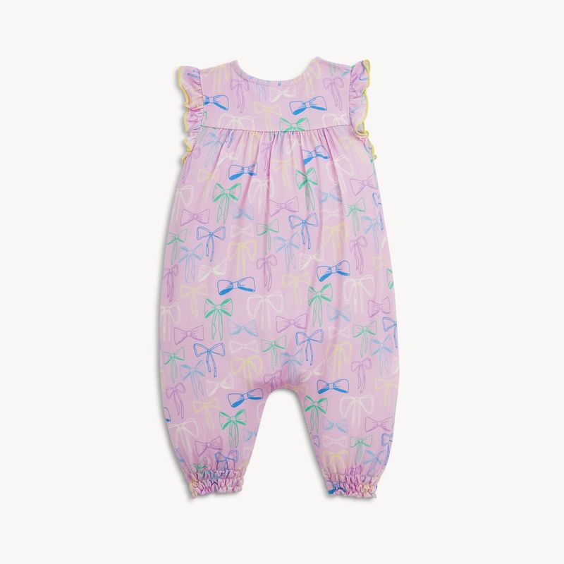 Take A Bow Flutter Sleeve Magnetic Pant Romper Take A Bow Flutter Sleeve Magnetic Pant Romper