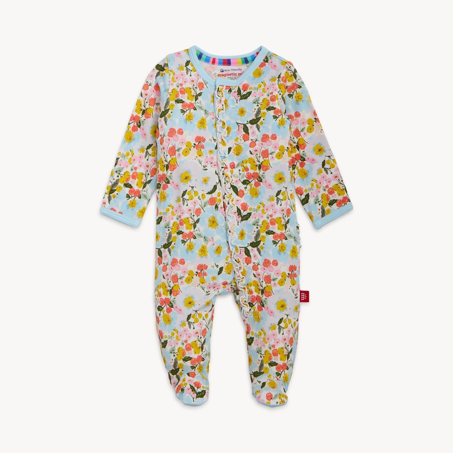 Seraphina Magnetic Footie w/ Ruffle
