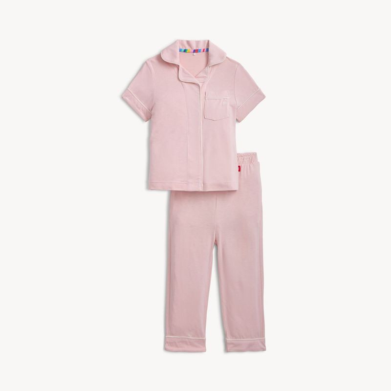 Blush Pink Magnetic S/S Pant PJ Blush Pink Magnetic S/S Pant PJ