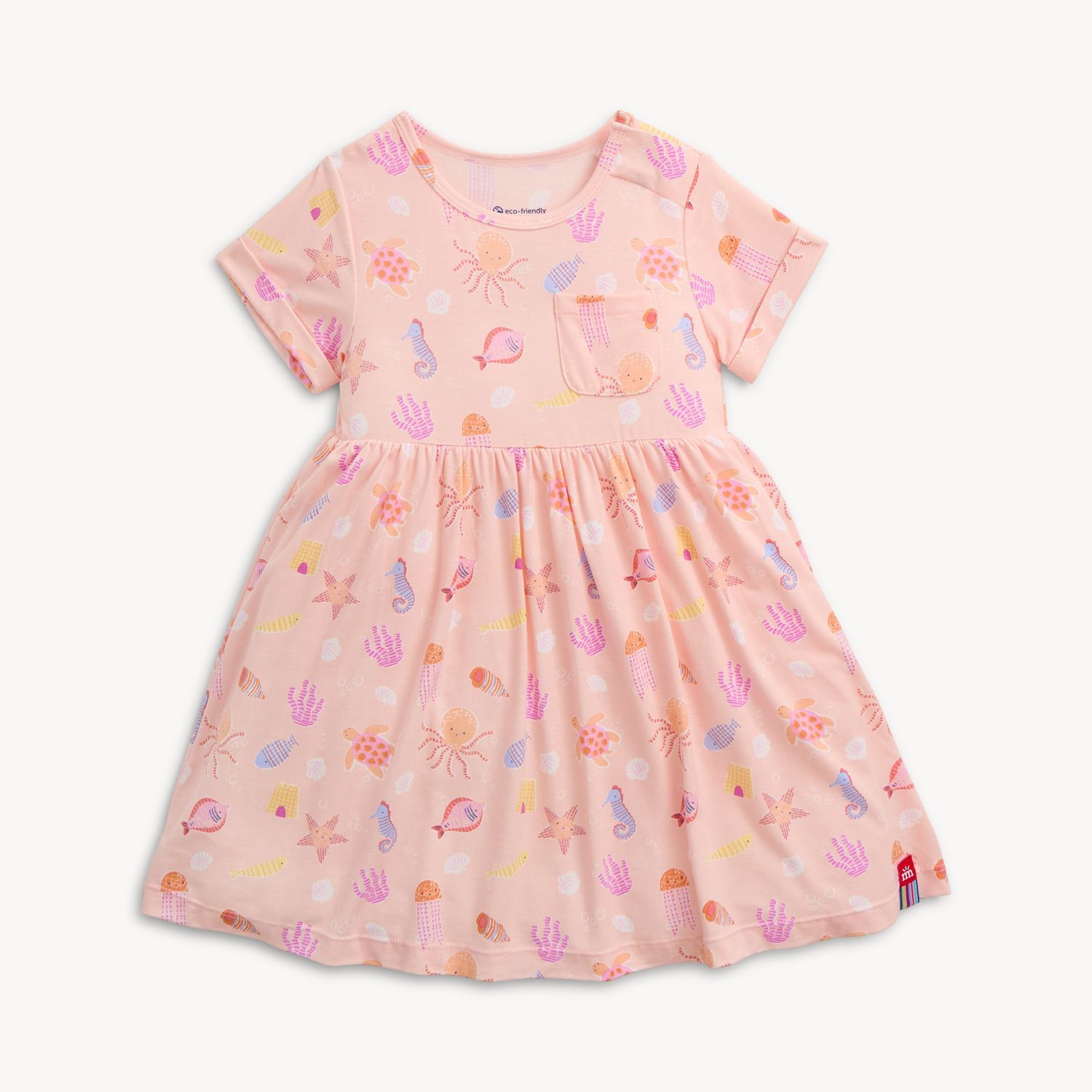 Deep Chic Pink Magnetic Pocket Dress