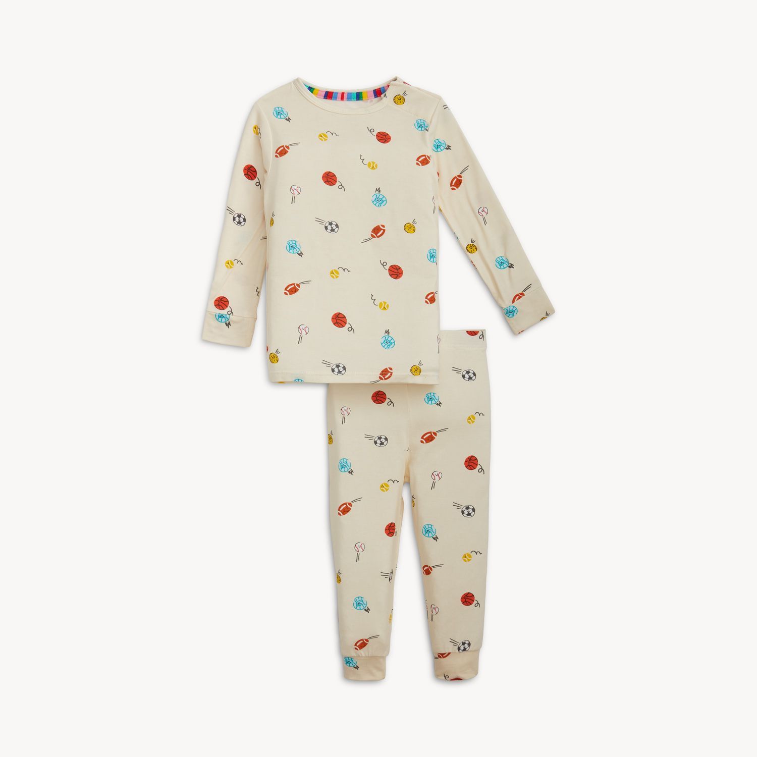 Little Baller Magnetic L/S Pant Pajamas