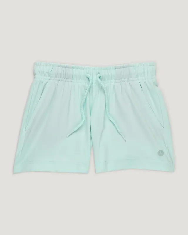 Breeze 4" Girl Short Youth - Tropical Sea