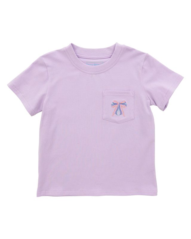 Lavender Bow Pocket Tee