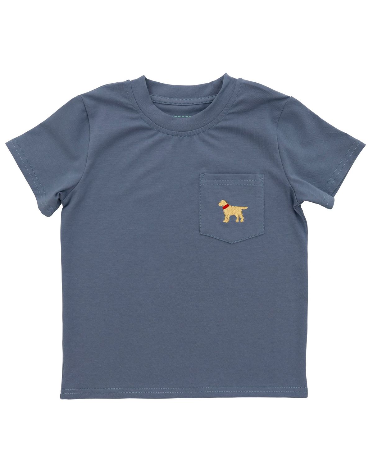 Blue Dog Pocket Tee