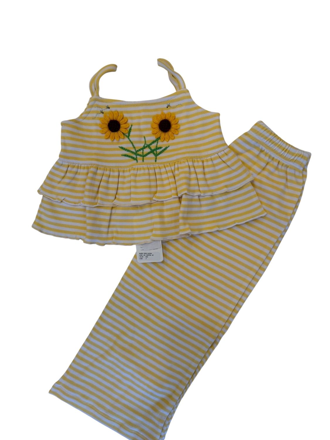 Black Eyed Susies Crop Leg Pant Set