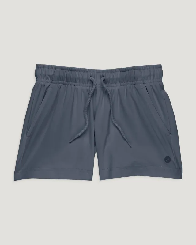 Toddler Breeze Short - Storm Cloud