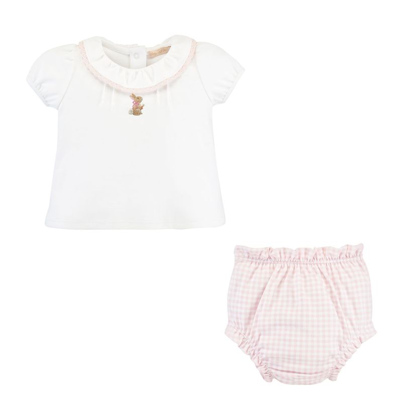 Little Hop Tee and Diaper Cover