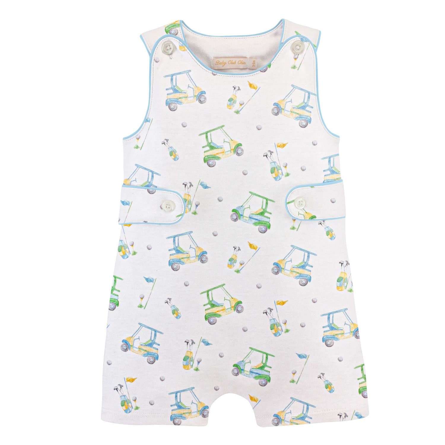 Golf Cart Romper w/ Buttons