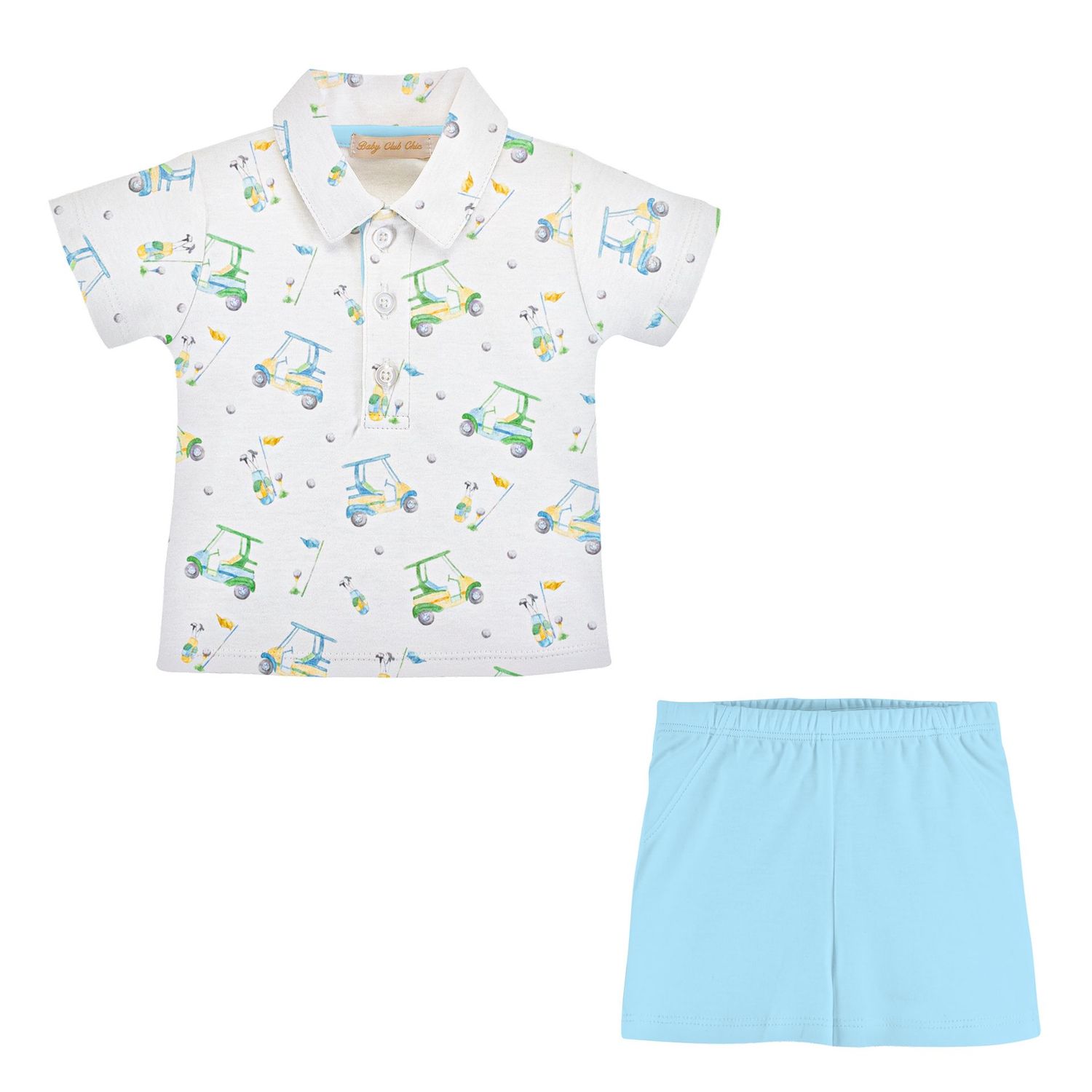 Golf Cart Polo and Short Set