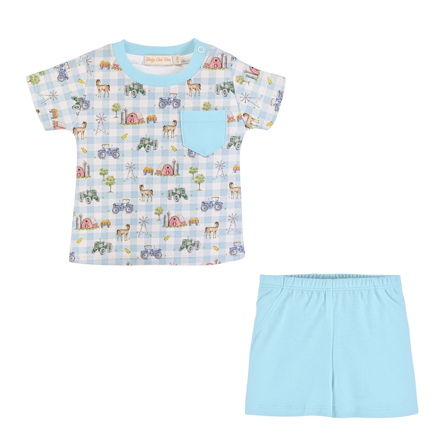 Tiny Barnyard Tee & Short Set