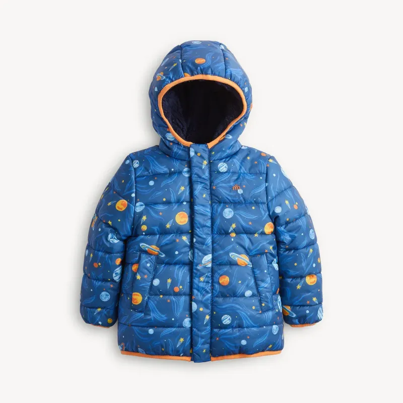 Blue Galaxy Puffer Jacket Blue Galaxy Puffer Jacket
