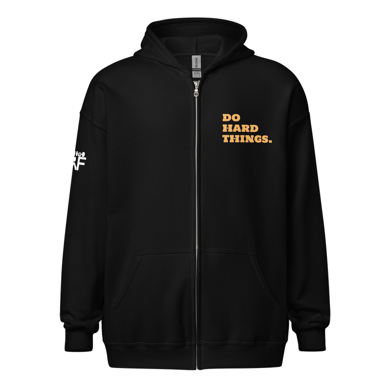 Do Hard Things Unisex Zipper Hoodie