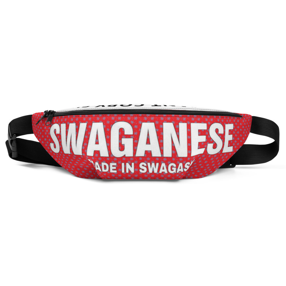 "You Cant Copy Swag" Fanny Pack (Red & White)
