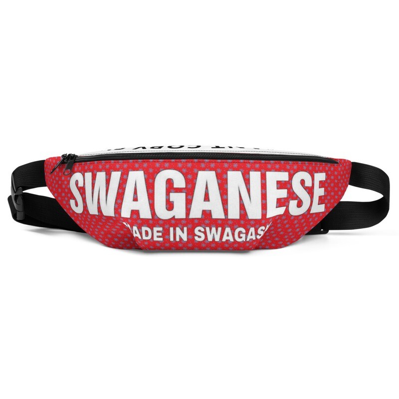 "You Cant Copy Swag" Fanny Pack (Red & White)