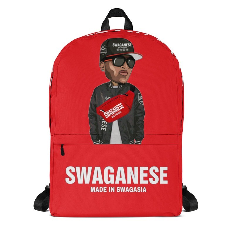 Sauce Skywalker Signature "Respect My Swag" Back Pack (Red)